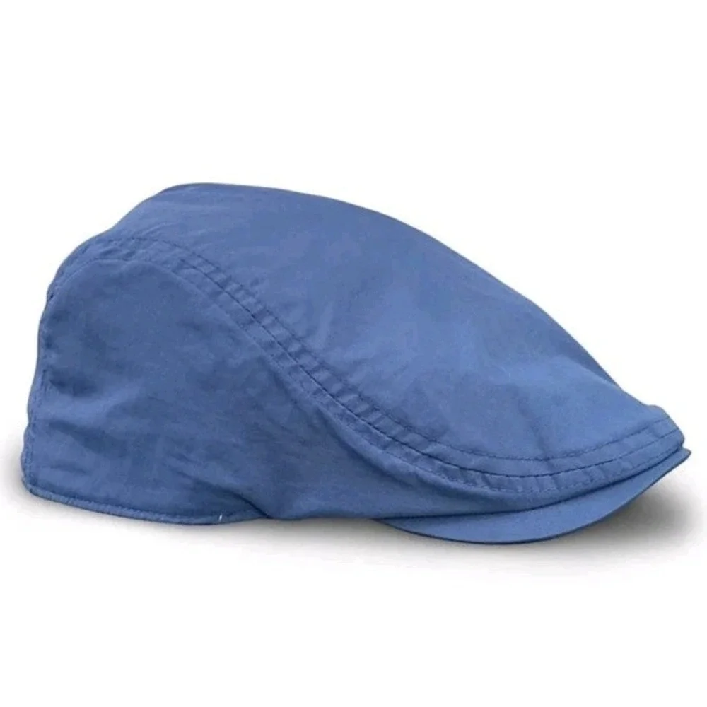 New Boston Scally Co Repel Single Panel Cap Blue M/L Hat